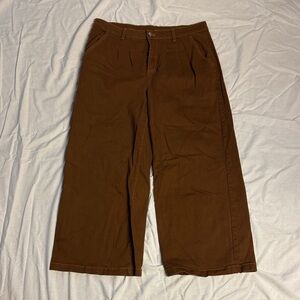 Cider Wide Leg Pants in Rich Brown